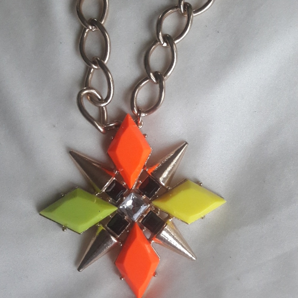 Neon costume necklace